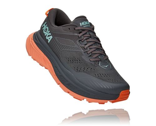 Hoka One One Dame Stinson Atr 6 Trail Løpesko Castlerock/Cantaloupe Norge-52PJU